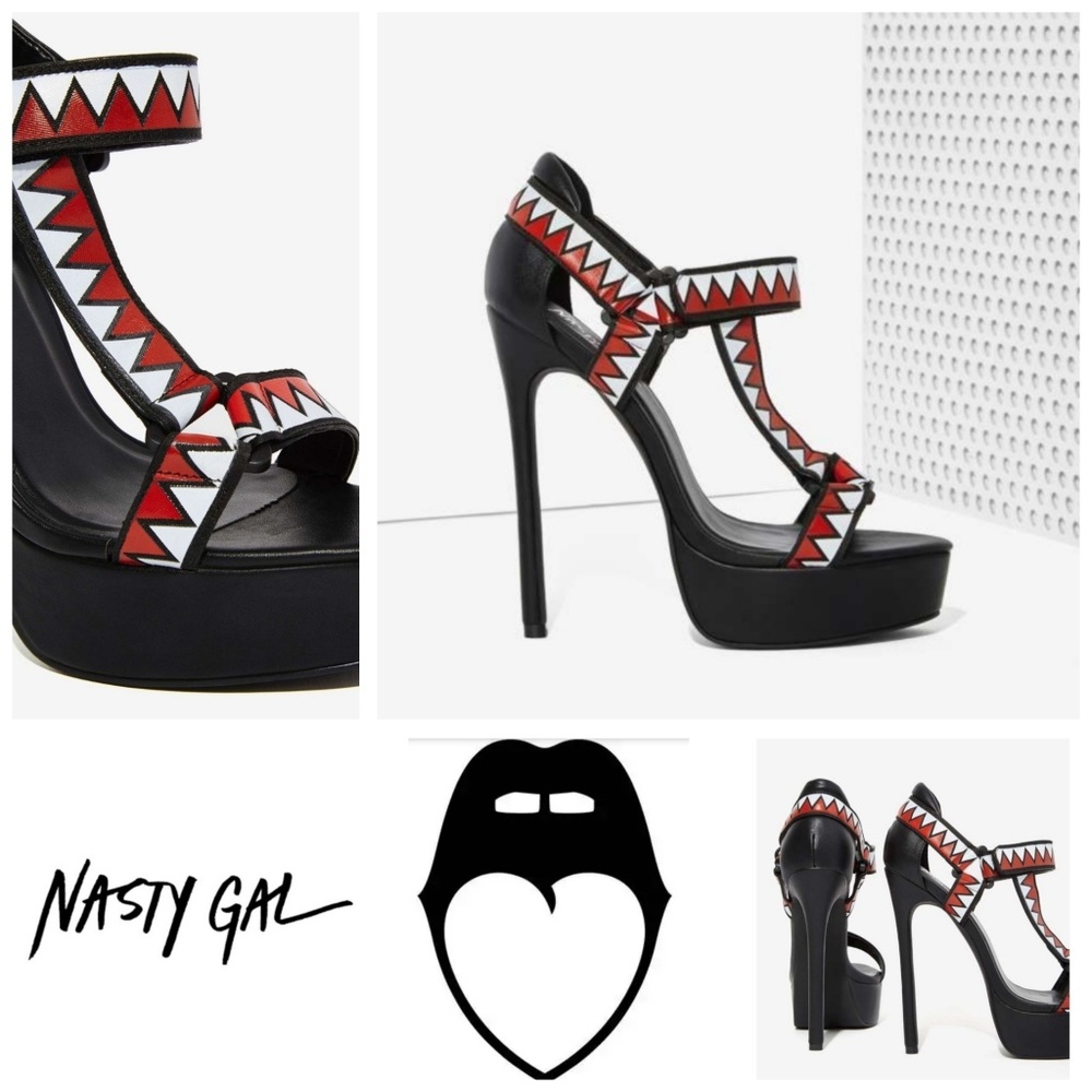Nasty Gal "Bite Me" Stiletto Heels (New)